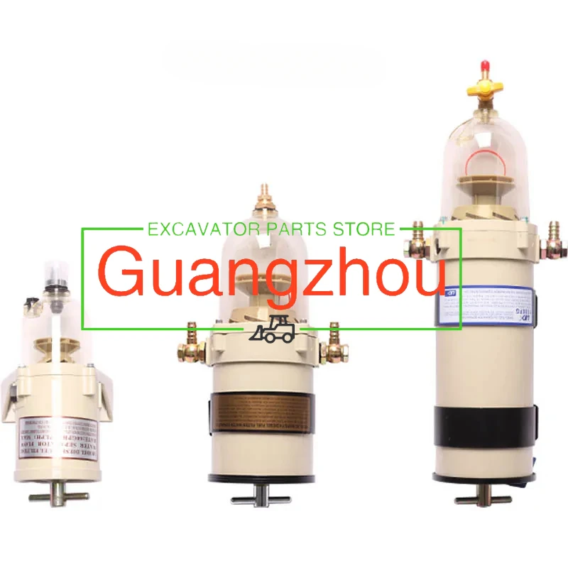 أجزاء حفارة عالية الجودة شاحنة ثقيلة فاصل الزيت عن الماء 500 900 1000FH FG الديزل الخشنة تصفية التحديثية الجمعية