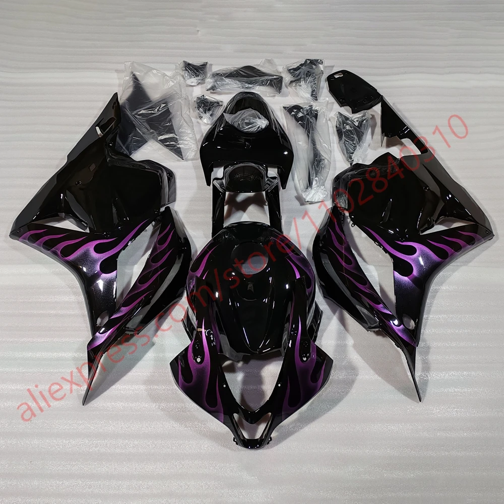 For Honda CBR600RR 2009 2010 2011 2012  Purple Red Flame Motorcycle Fairings CBR600RR 09 10 11 12 Full Body Side Fairing Kit