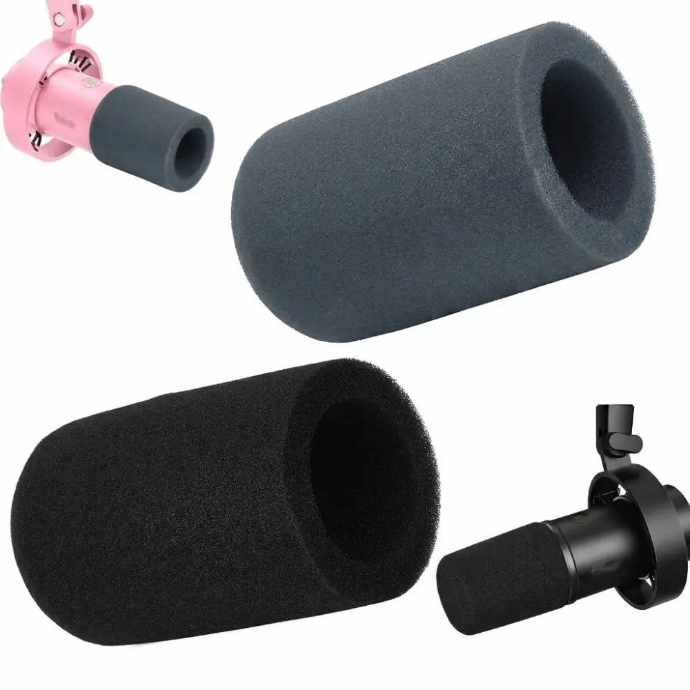 1pcs Replacement Mic Windscreen Cover Sponge Windproof Microphone Cover Noise Reduction Sponge for FIFINE Amplitank K688