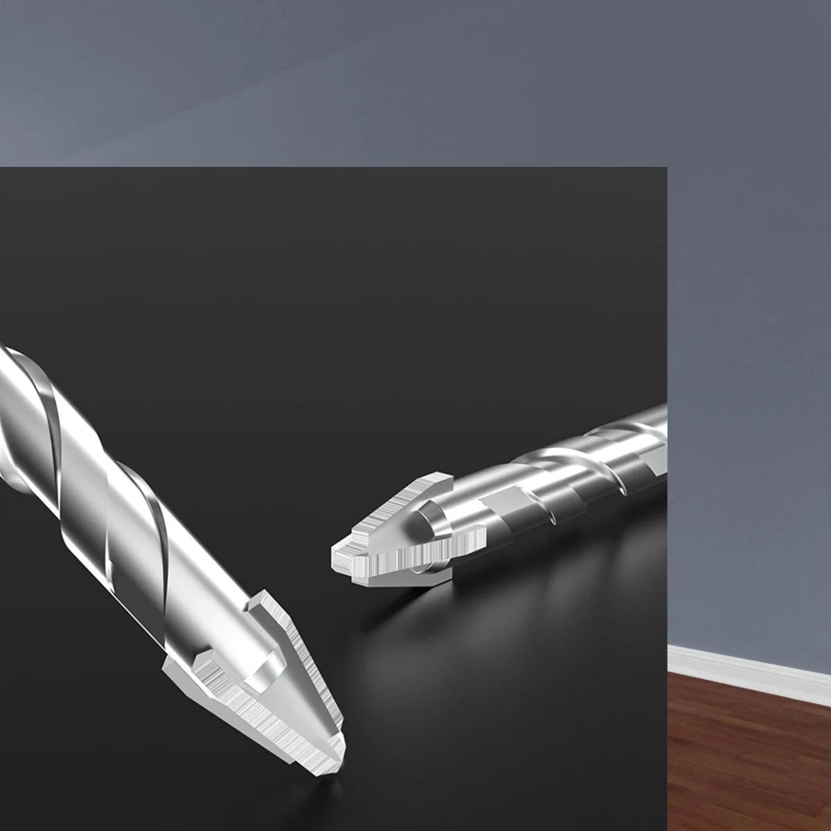 

4 шт., 9-зубые сверла, эксцентриковые сверла 6/8/10/12 мм, 1/4 дюйма, шестигранный хвостовик для гипсокартона, кирпичной плитки, дерева, алюминия, детали инструментов для сверления