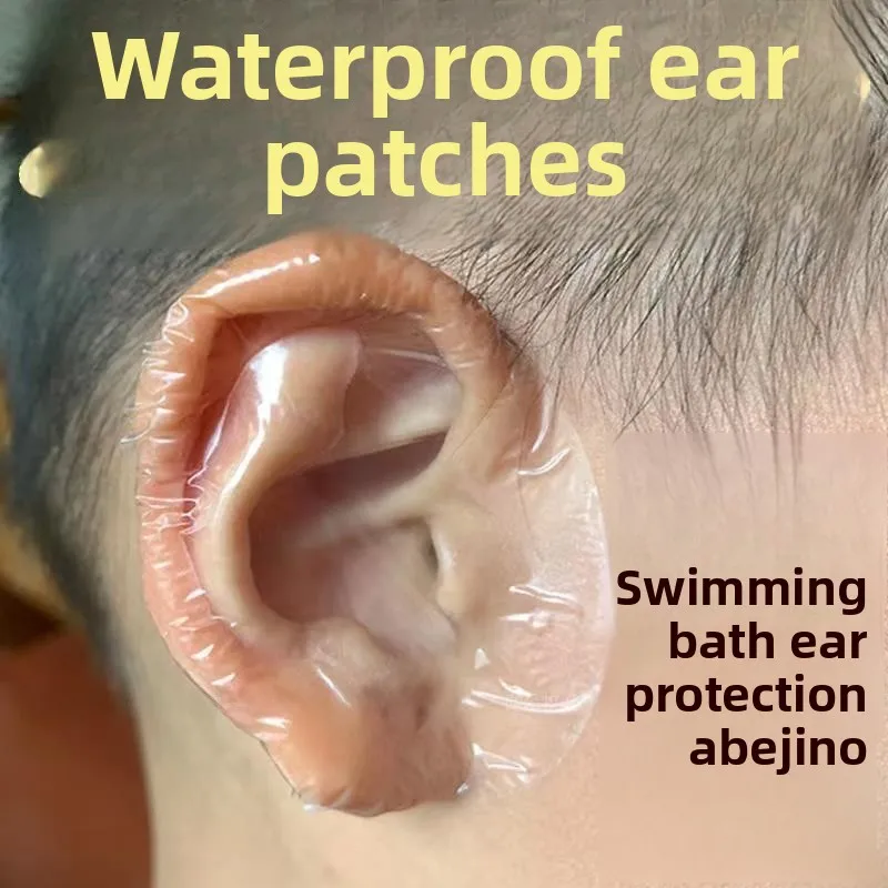 

Disposable Ear Covers for Hair Dyeing Ear Piercing Baby Bathing Waterproof Ear Patches Oil Treaent Beau Ear Protection