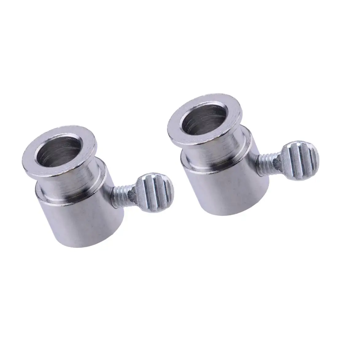 2Pcs Rotary Gas Grill Sleeve Boundary Limit BBQ Cooking Accessory Silver