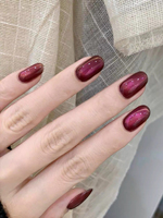1-24pcs ZH New Popular Gemstone Crystal Cat Eye Summer Gel Nail Polish 2025 Fashion Youthful Glass Bead Nail Art Nail Supplies
