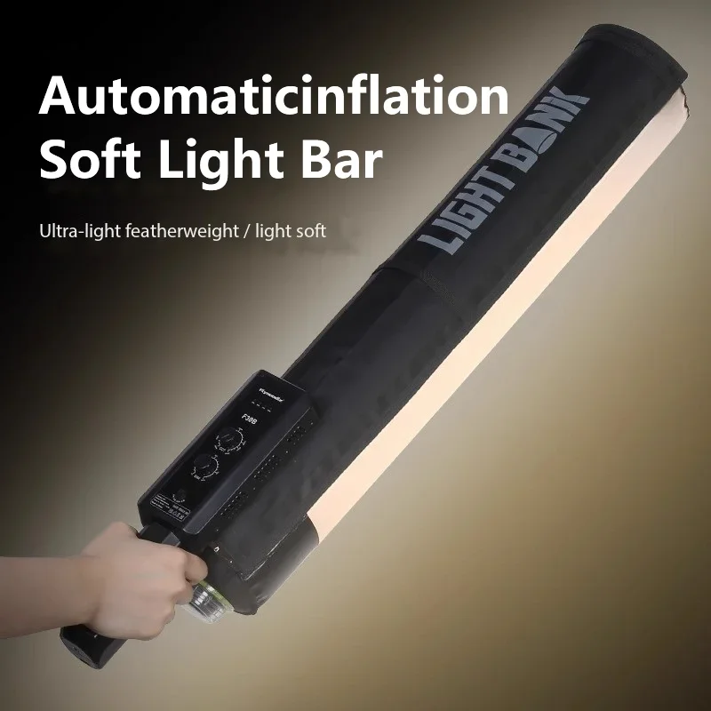 FlyNoodle F30B LIGHT BANK Air Column light 2600K-6500K Portable Handheld Inflatable Fill Light Indoor LED Stick Light