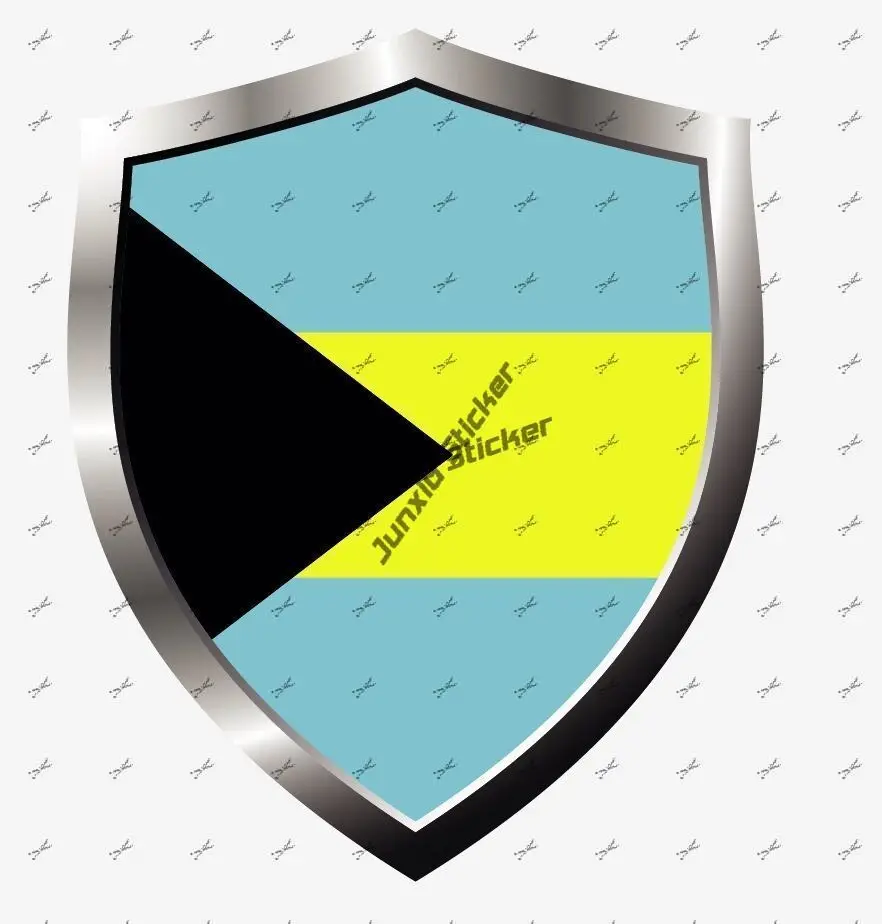 

Bahamas Vinyl Decal Bahamas Country Shield Flag Sticker for SUV Car Laptop Bumper Truck Bodywork Motorcycle Helmet ToolBox