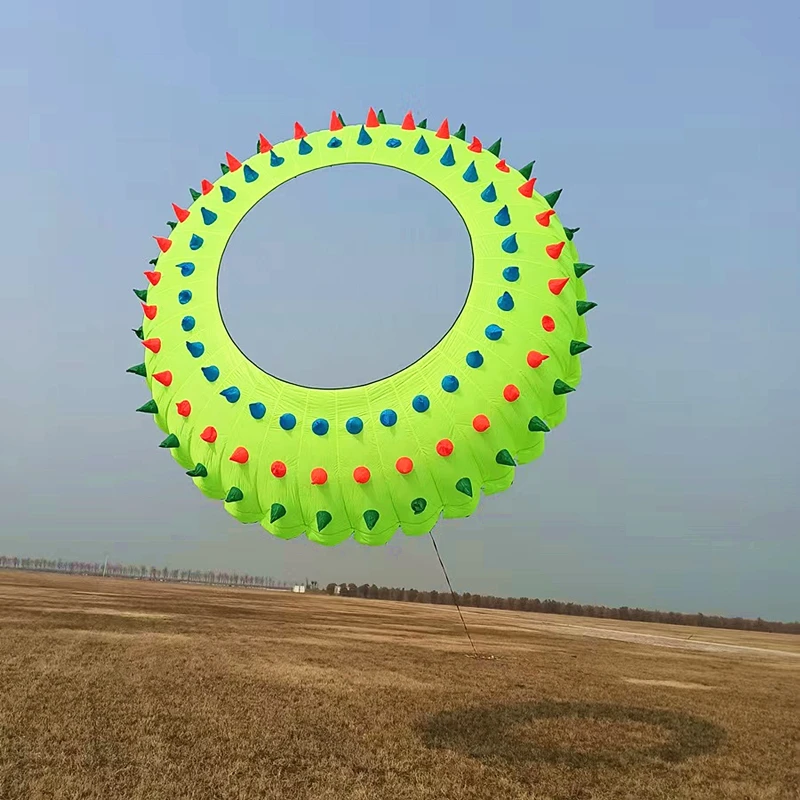 500cm kite ring show kites pendant Flying kite air parachute wind sock kites dragon fly ultra large kite Koi carp dragon fly fun