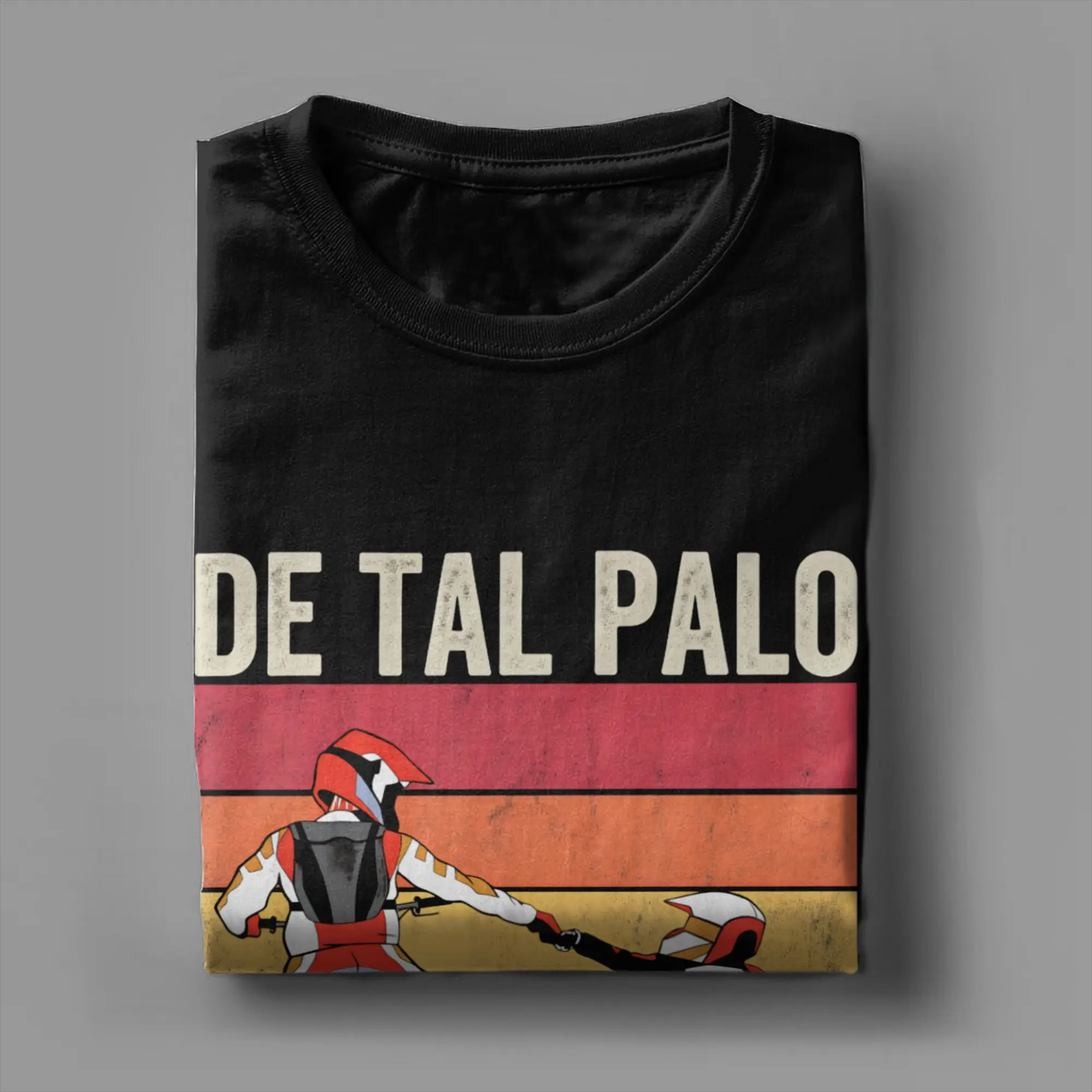 DE TAL PALO TAL ASTILLA Moto Tee Shirt for Men Women Graphic Printing T Shirts A CHIP OFF THE OLD BLOCK Cotton Clothes