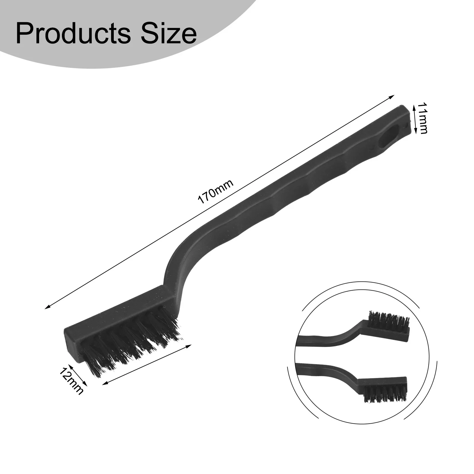 10PCS Set 7 Inch for mini Metal Clening Wire Brushes DIY Rust Remover Removal Cleaning Polishing Detail Metal Brushes Tools