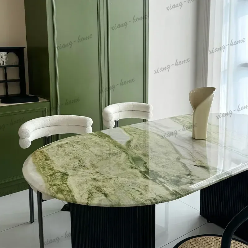 PG Lounge Marble Dining Table Salon Lounge Restaurant Designer Corner Modern Dining Table Luxury Corner Muebles Home Furniture