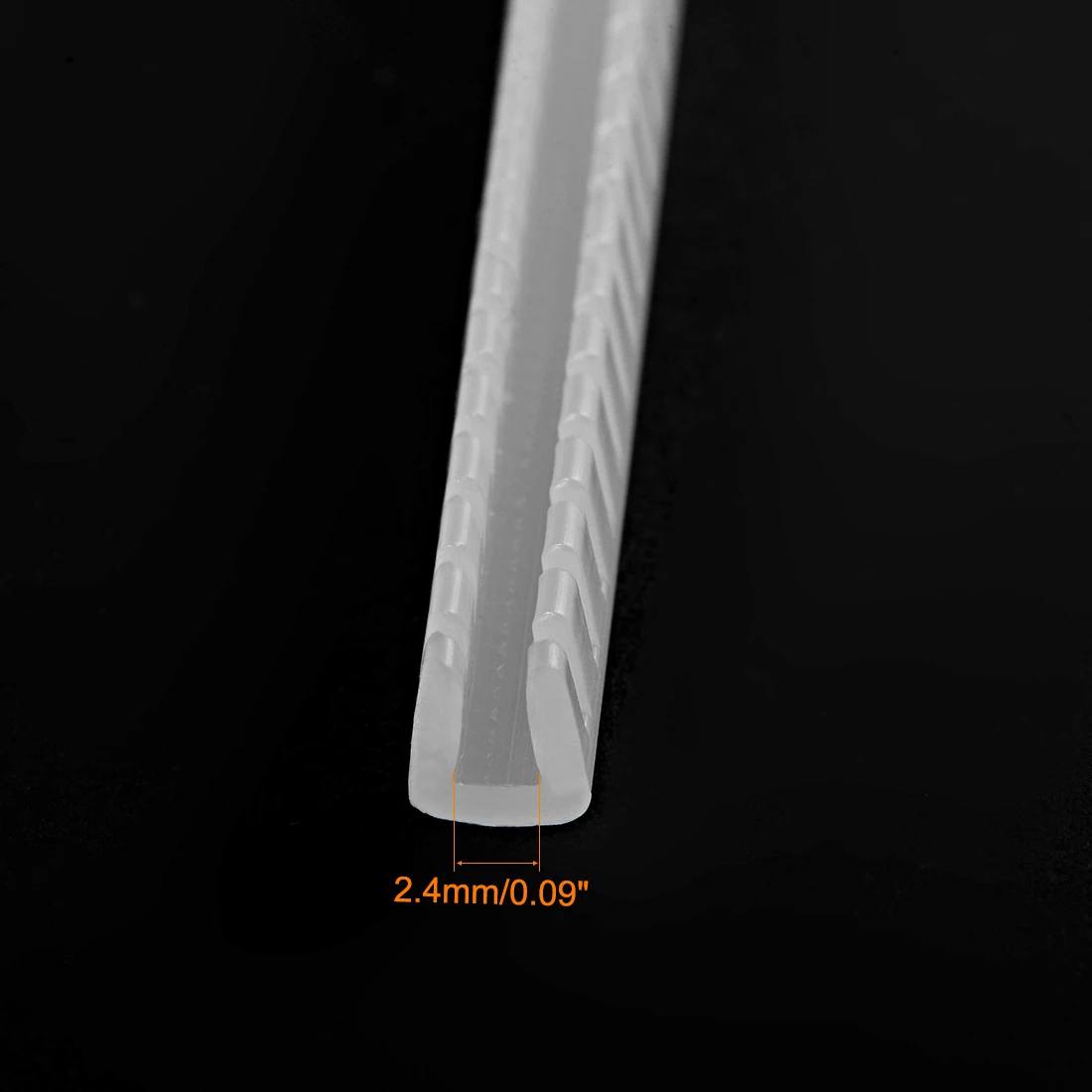 Movable Bushing Sharp Edge Trim Protector Push-in Edge Sleeve for Panels 33ft Fits 1.6mm-2mm/2mm-2.4mm Thickness Edge