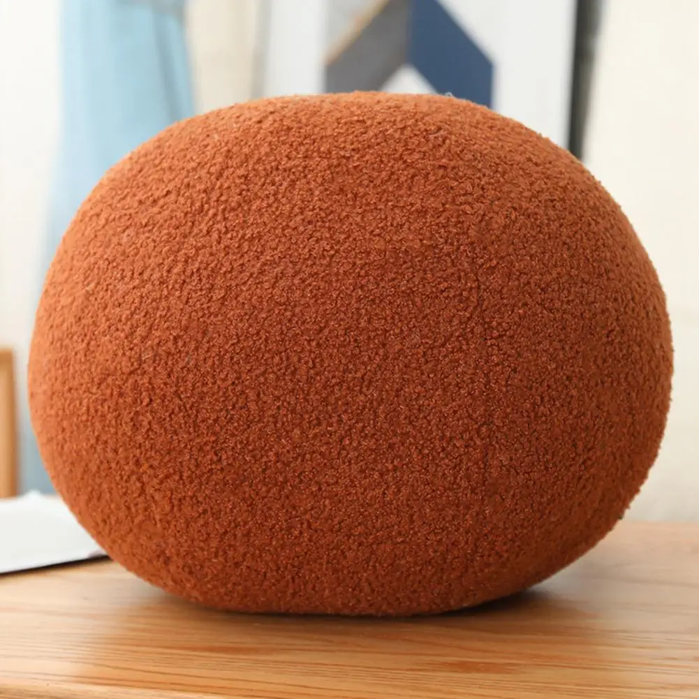 

Cushion Ball Extra-soft Minimalist Round Pillow Fully Filled Modern Bedroom Decorative Cushion Plush Ball Design for Stylish