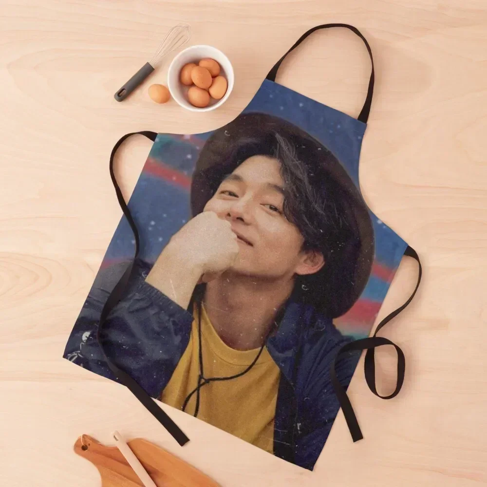 

Gong Yoo Apron kitchen and home For Nail Stylist japanese woman Camping Apron