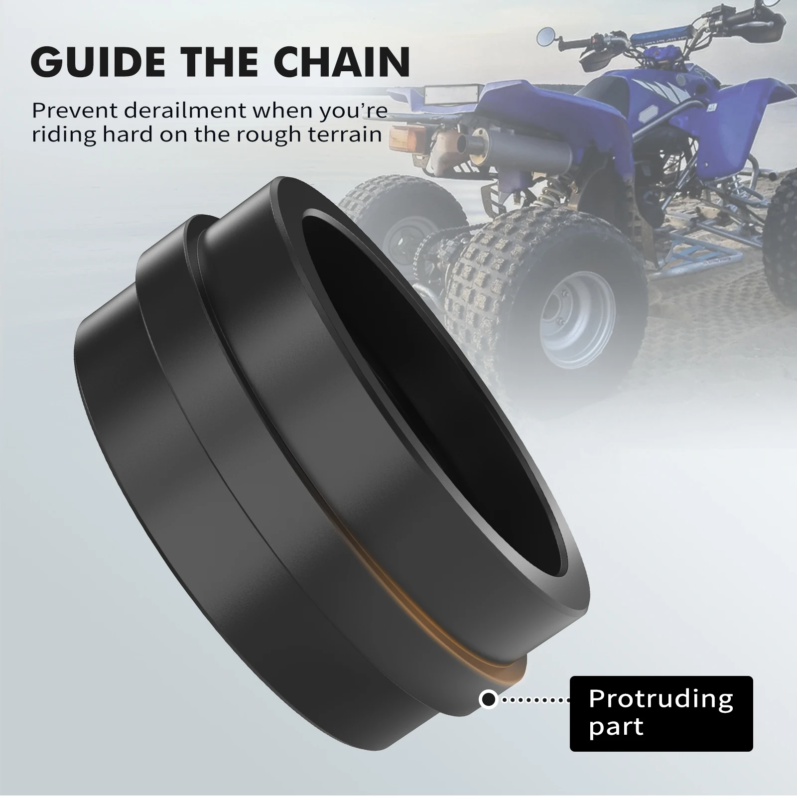 NICECNC ATV Nylon Chain Roller For Yamaha Banshee 350 Blaster 200 200SE YFZ350 350LE 350SE YFZ350SP 1987-2006 2GU-22151-10-00
