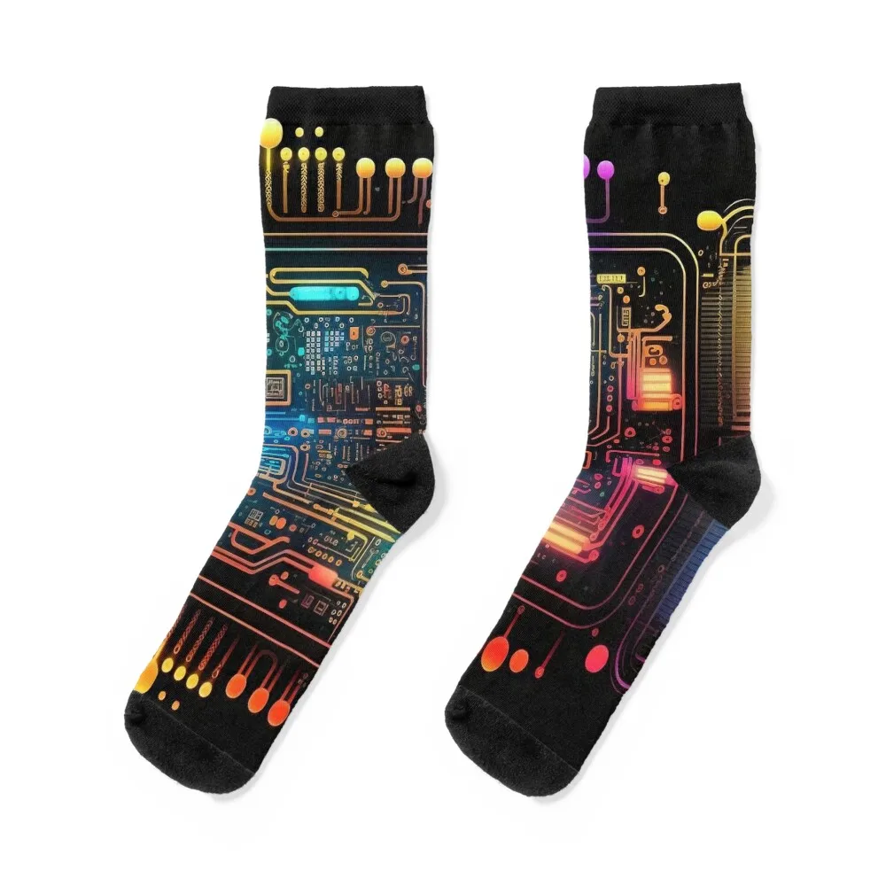 

Circuitry — 03 Socks designer brand tennis moving stockings Designer Man Socks Women's