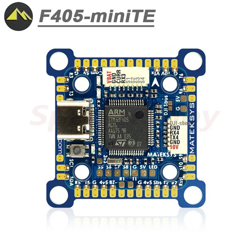 Mateksys F405-MINI TE Flight Controller Dual BEC 2~6S Lipo Convertible 20mm to 30mm mounting hole For RC Remote Control Drones