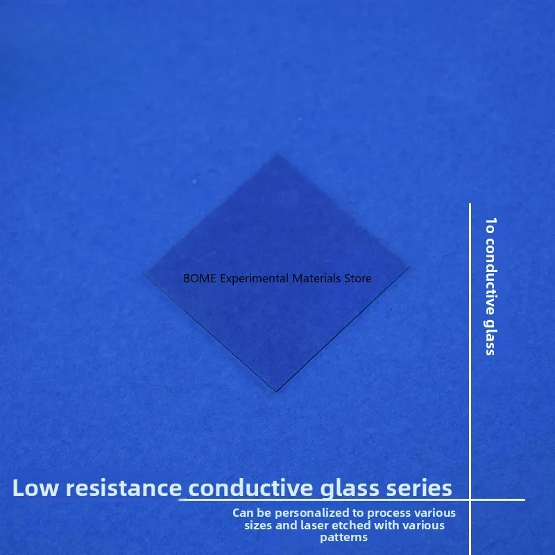 Small Lab ITO Conductive Glass 10x20mmx1.1mm 6 Ohm 8 Ohm Full Box