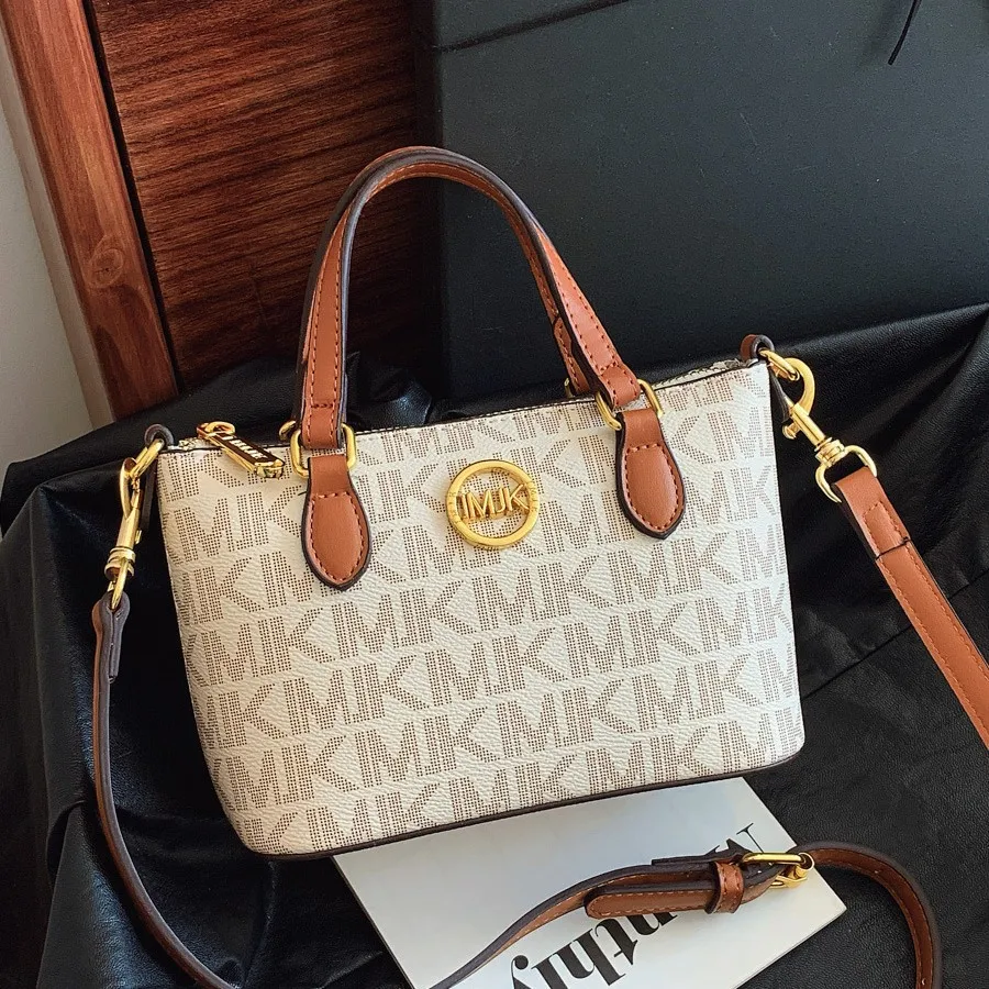 

2025 винтажная женская сумка через плечо с принтом, регулируемый ремень через плечо, дизайнерский кошелек с верхней ручкой, сумка «день-ночь»