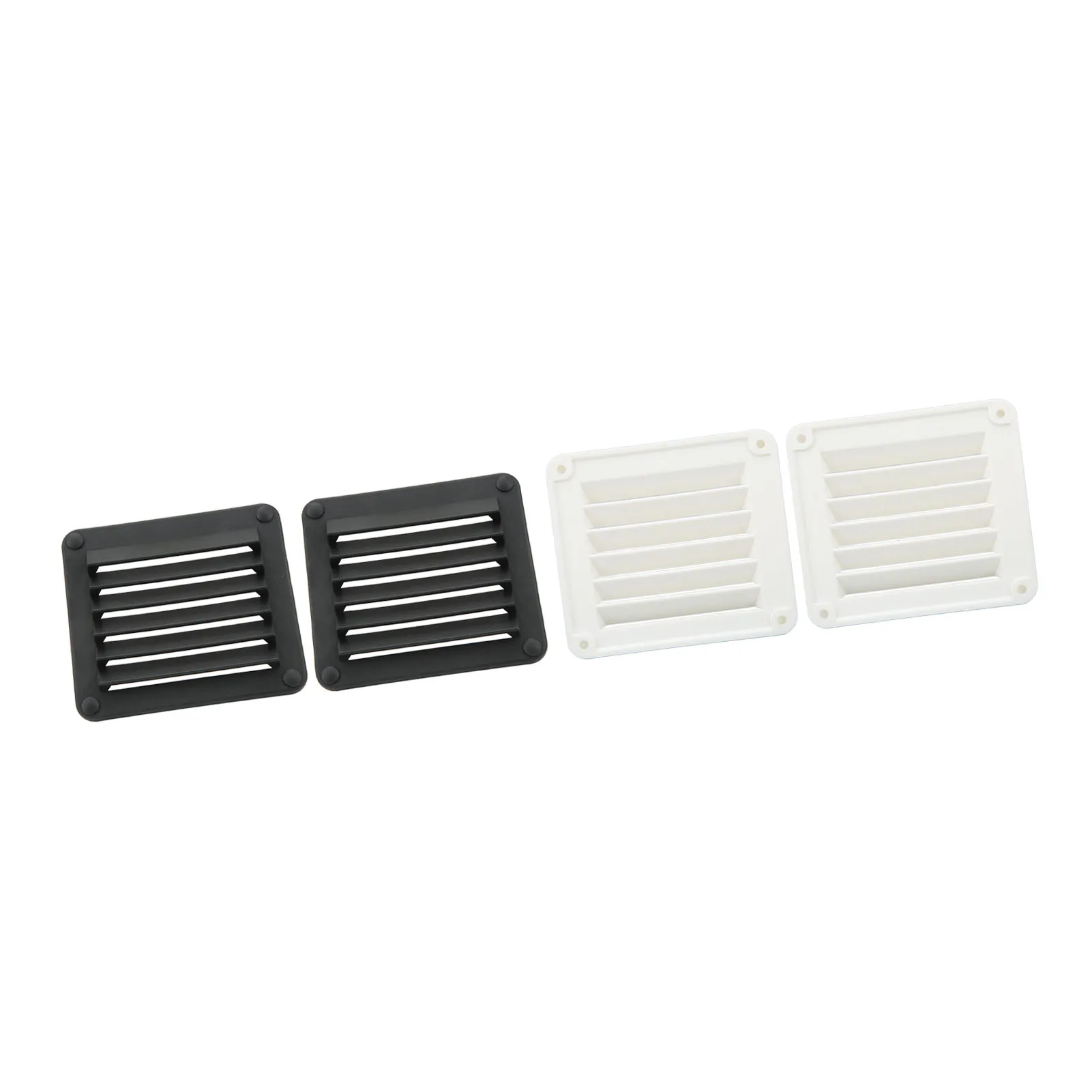 2pcs Air Vent Ventilation Opening Side Exhaust Port Rectangular Ventilation Opening