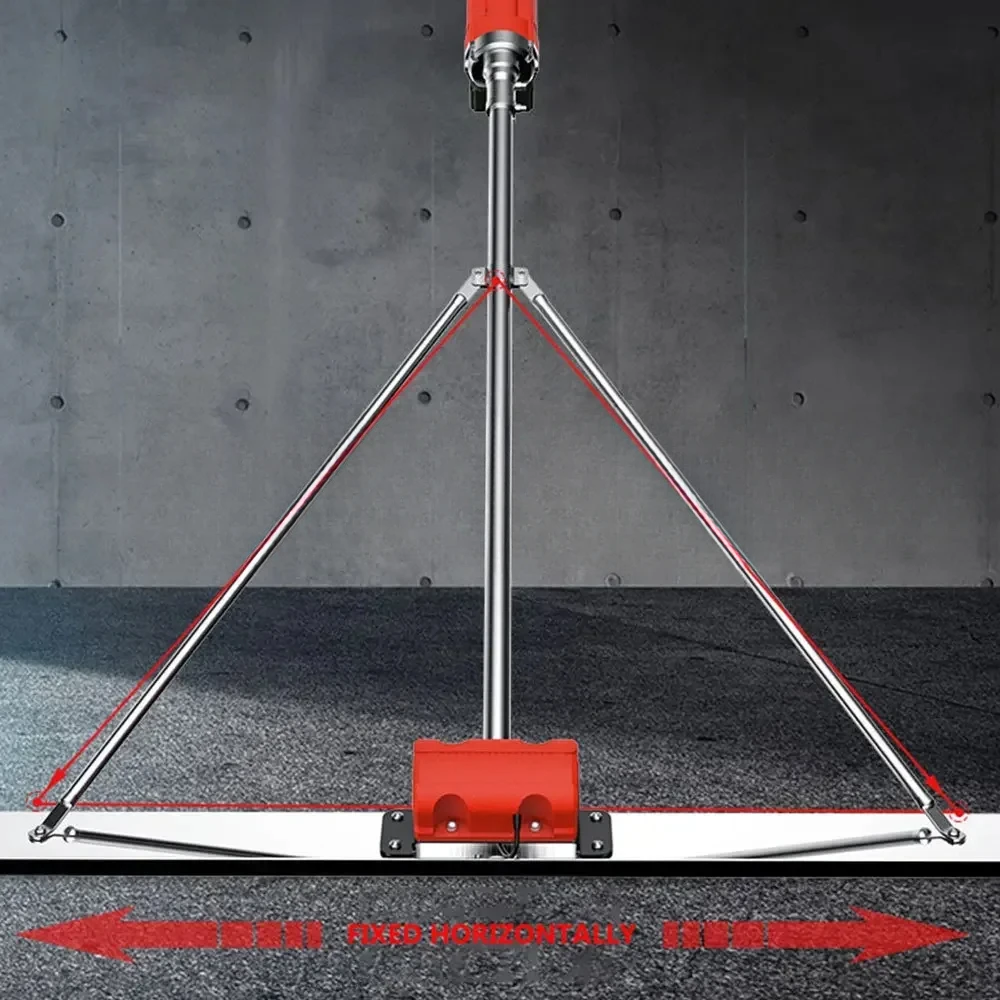 Machine with Battery 150cm 48V Electric Concrete Polisher Level Floor Vibration Ruler Mortar Vibrator Screed Concrete Leveling