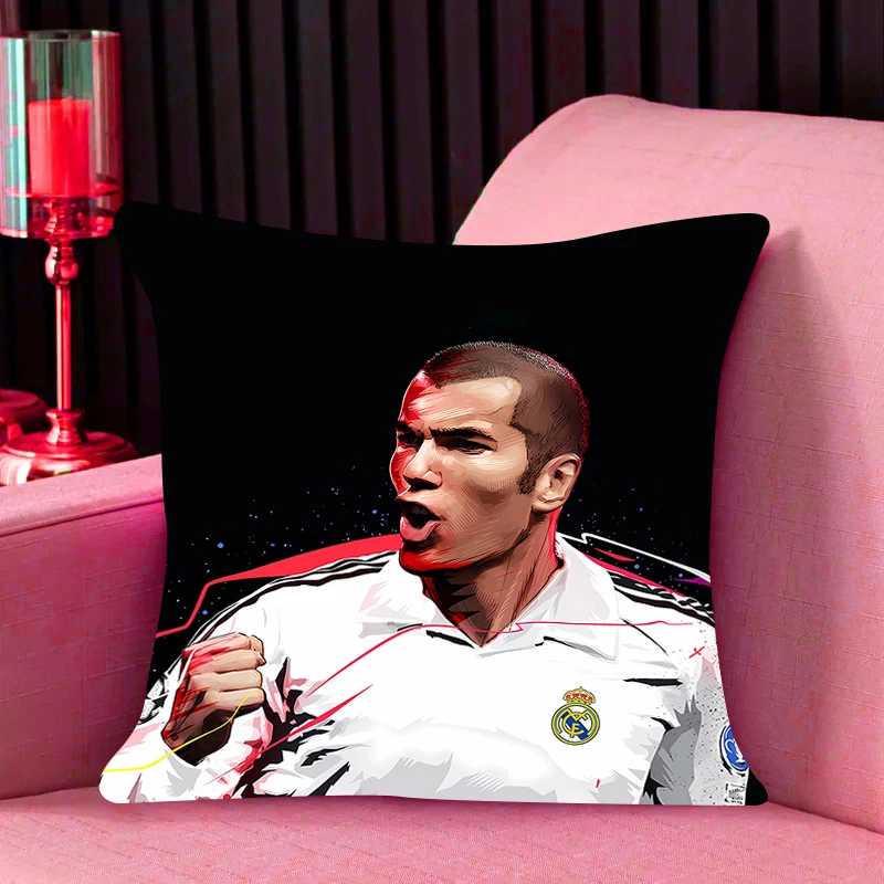 Pillow Cover room bedroomo office car Z-Zinedine Zidane Luxury Dakimakura Throw Pillows iving room Luxury Pillowcase home decor