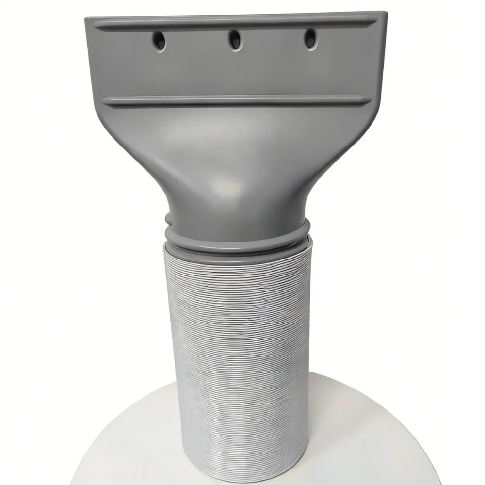 Portable Air Conditioner Exhaust Hose Flat Nozzle Adapter For Yixiang Window Seal Board Vent Pipe Connector Supply