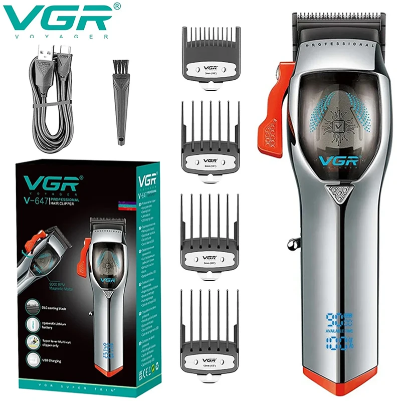 El mejor recortador de cabello para hombres: VGR Hair Clipper Cordless V-647