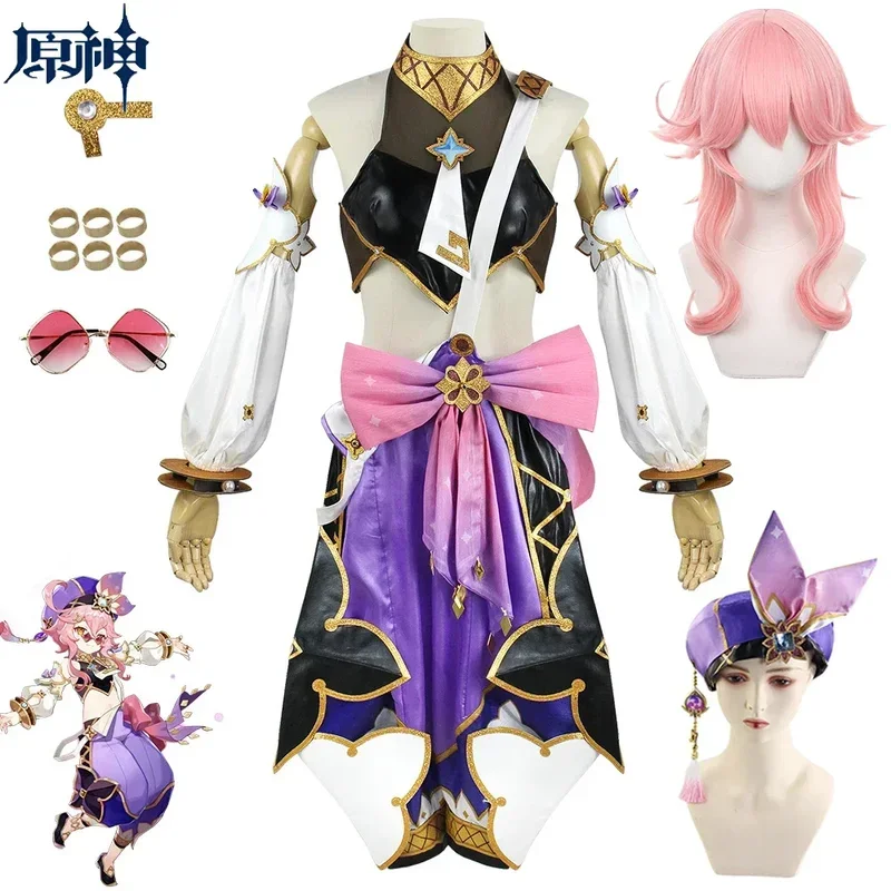 

Dori Genshin Cosplay Game Genshin Impact Dori Cosplay Genshin Costume Wig Hat Full Sets Halloween Anime Cos Costume for Wome#1#W
