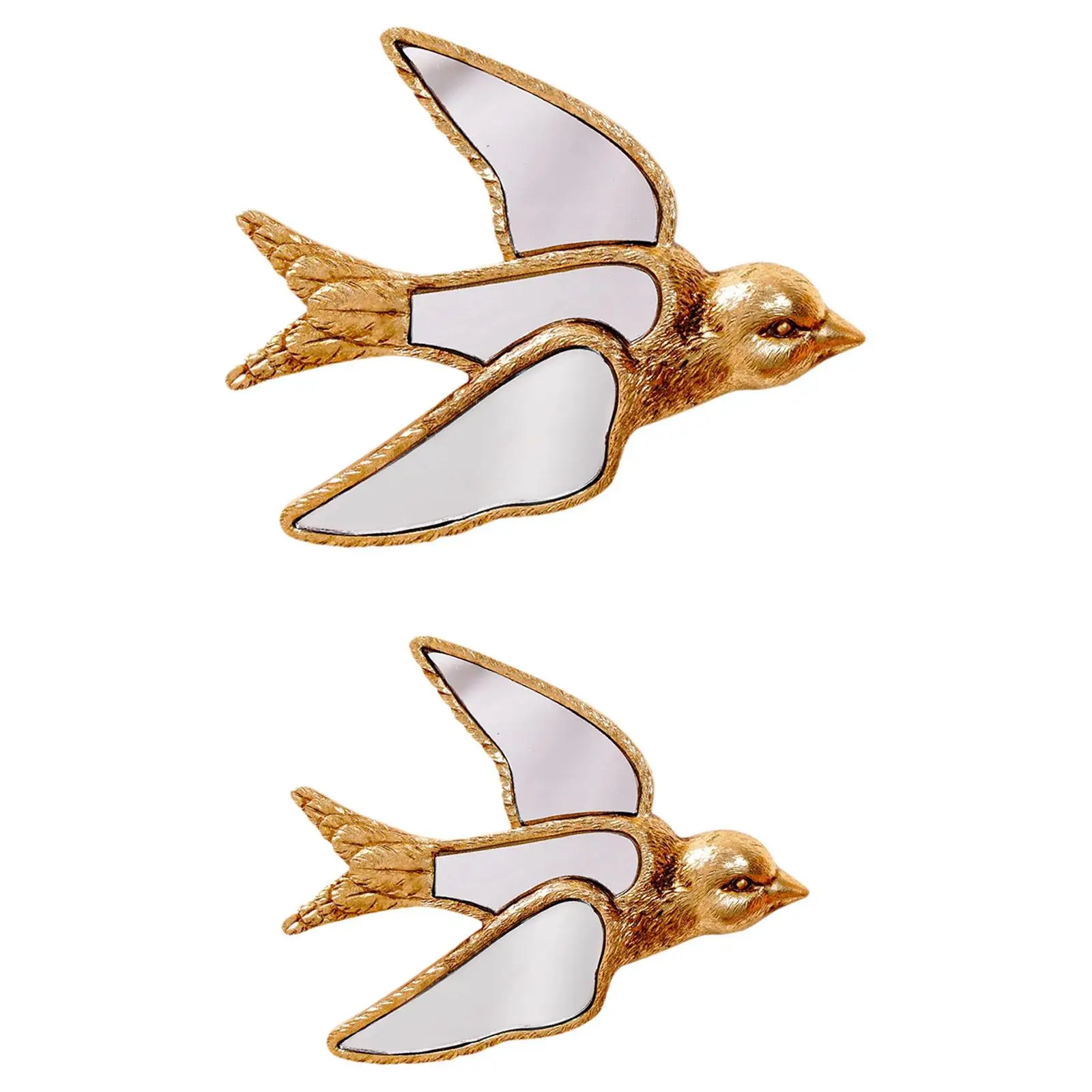 Swallow Wall Hanging Ornament Office Decoration Hallway Gold Indoor Collection Statue