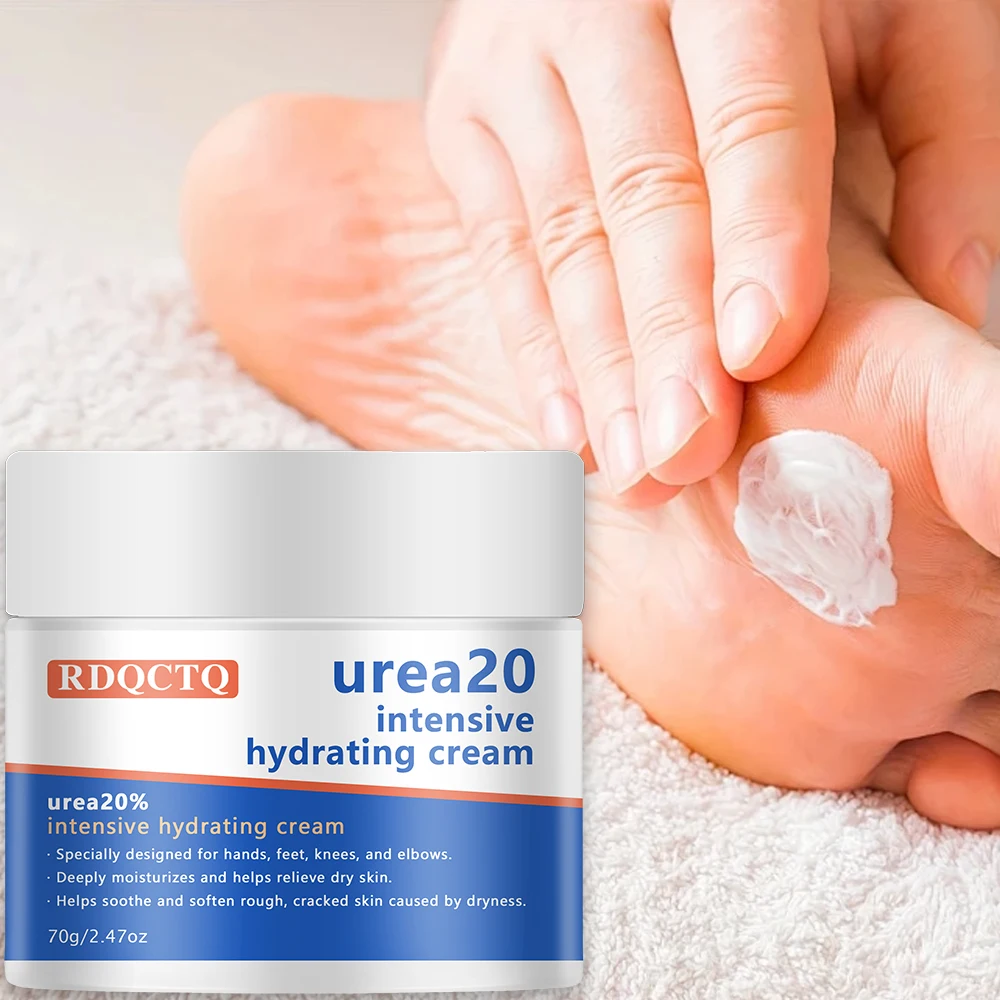RDQCTQ 20% Urea Cream Intensive Hydrating Moisturizing for Dry Winter Skin Cold Weather Skincare for Hands Feet Knees Elbows Rou