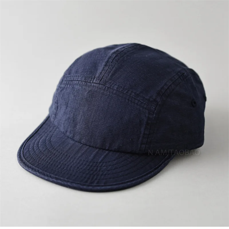 Boné de Beisebol de Cor Sólida com Aba Curta de Cinco Painéis para Homens e Mulheres, Simples, Estiloso, Casual, Versátil