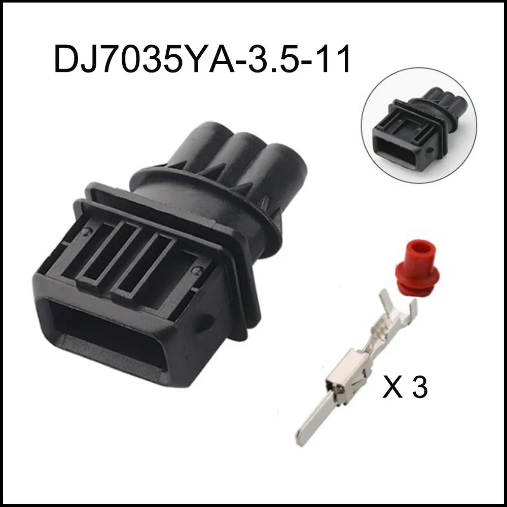 Imagem -05 - Conector de Cabo Impermeável Automático Plugue Automotivo Soquete Masculino Família Terminal Selado Pinos 100conjunto 1j0973723