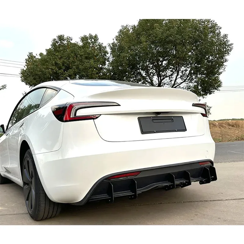 

Rear Bumper Diffuser Sps Spoiler Lip Decoration Scratch Protector For Model 3 2023+ PP Car Body Kits Accessories