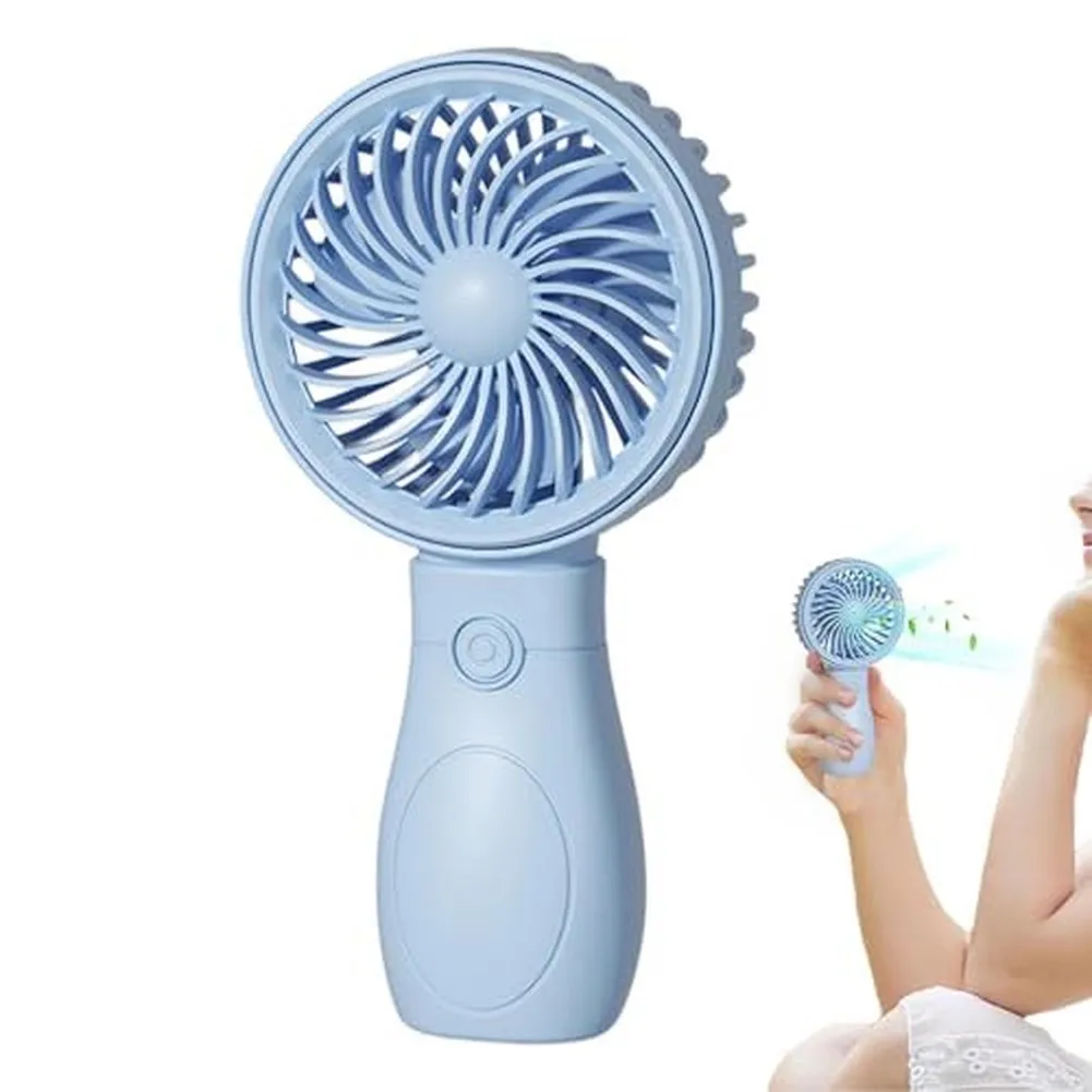 Portable USB Powered Handheld Fan for Home Office Travel Use with Adjustable Speeds and Lightweight Design for Easy Transport