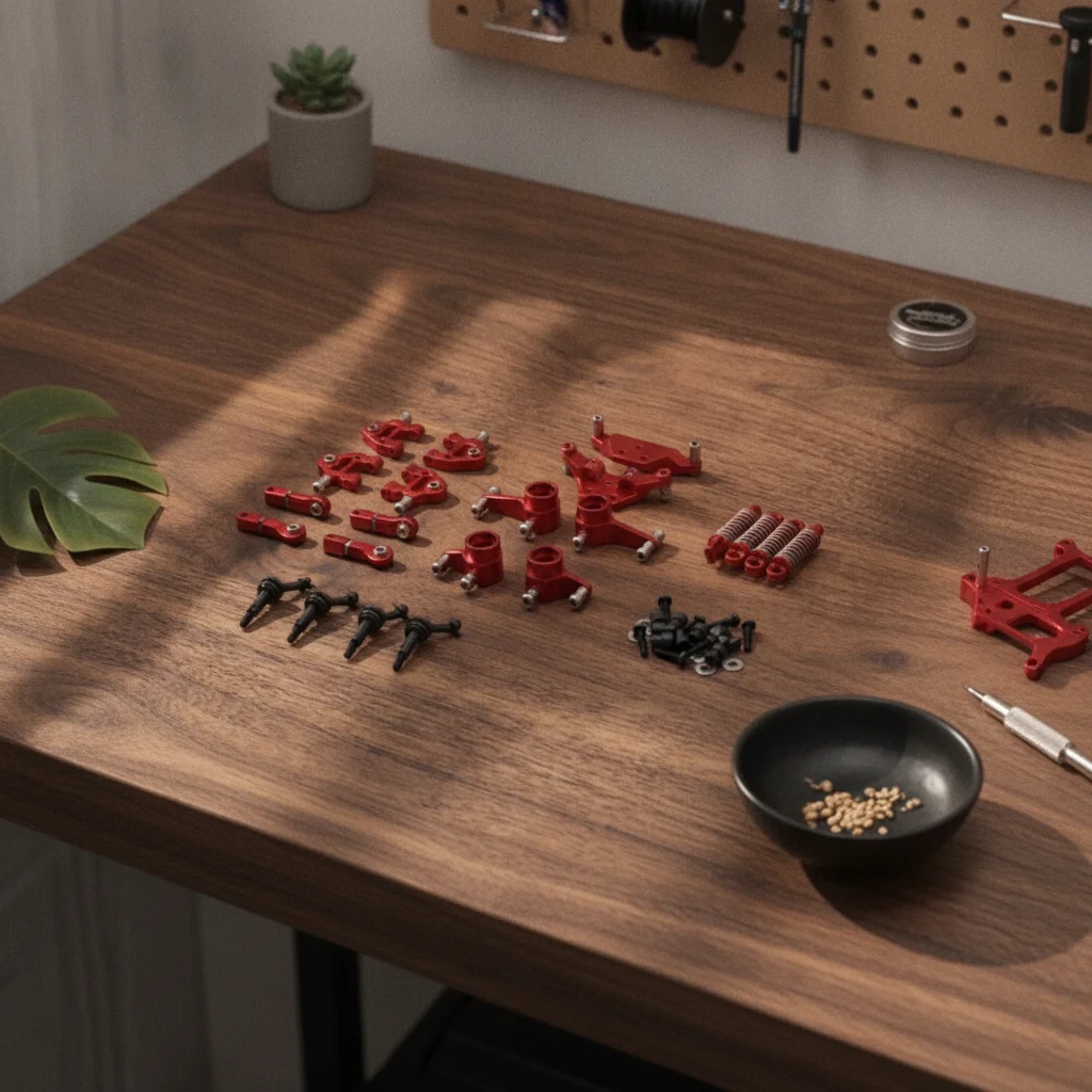 rc-car-shock-absorbing-system-kit-machined-steering-cup-kit-upgrade-parts-complete-hardware-easy-installation-for-hobbyists
