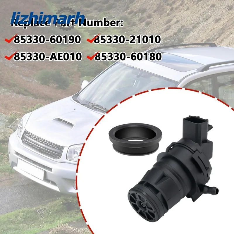 85330-2101 Car Windshield Washer Pump G22C-67-482 85330-21010 for Toyota Hilux Vigo 2004-2015 2TRFE 2.7L/ 1KDFTV 3.0L
