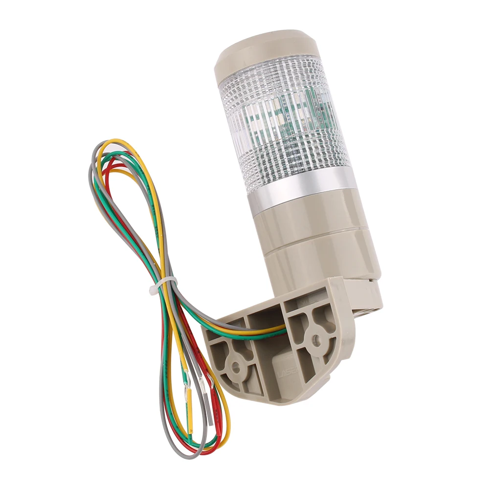 Luz de advertencia de señal de pared DC 12V 24V 3 colores verde rojo amarillo indicador LED alarma de seguridad intermitente/luz constante con zumbador