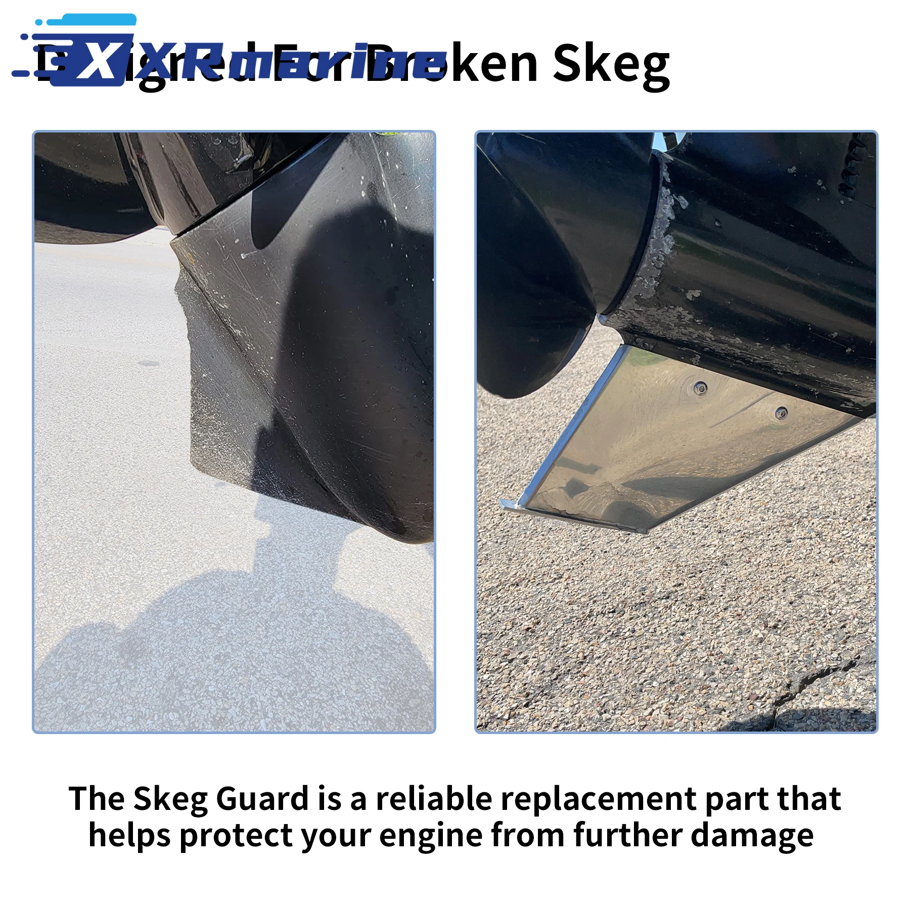 Safe-Skeg Skeg Guard Protector for 1990-2023 Mercury Mercruiser Bravo 1 3 27051 image 3