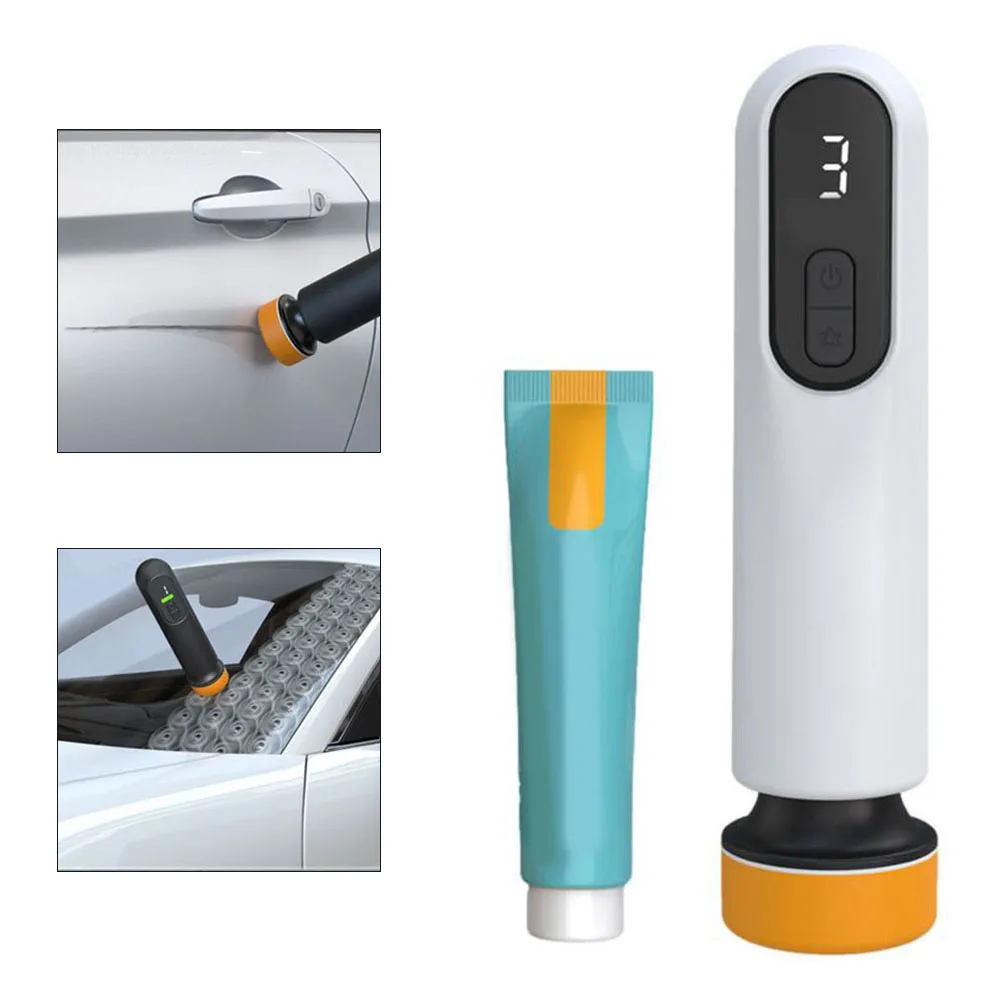 ABS Car Waxing Polishing Sanding Machine Car Paint Scratch Repairing Machine Windscreen Glass Oil Film Remove Machine Power Tool