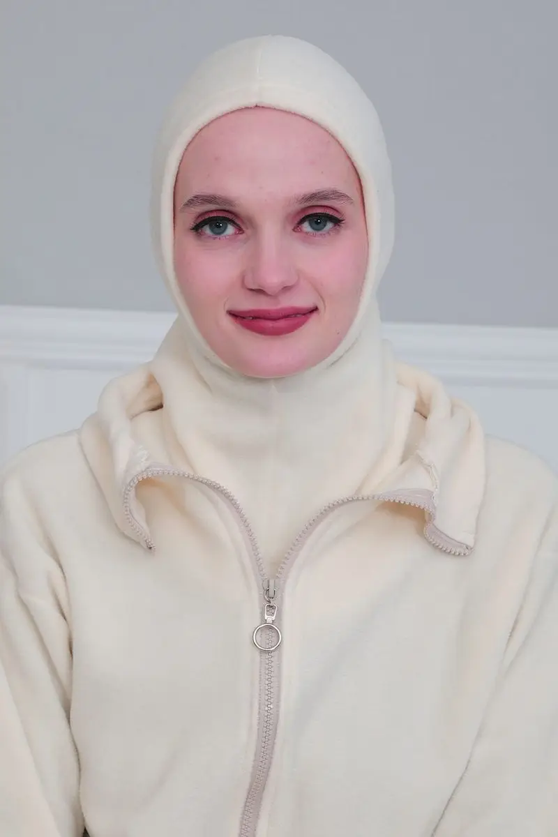 Crème pour os intérieur en molleton Hijab
