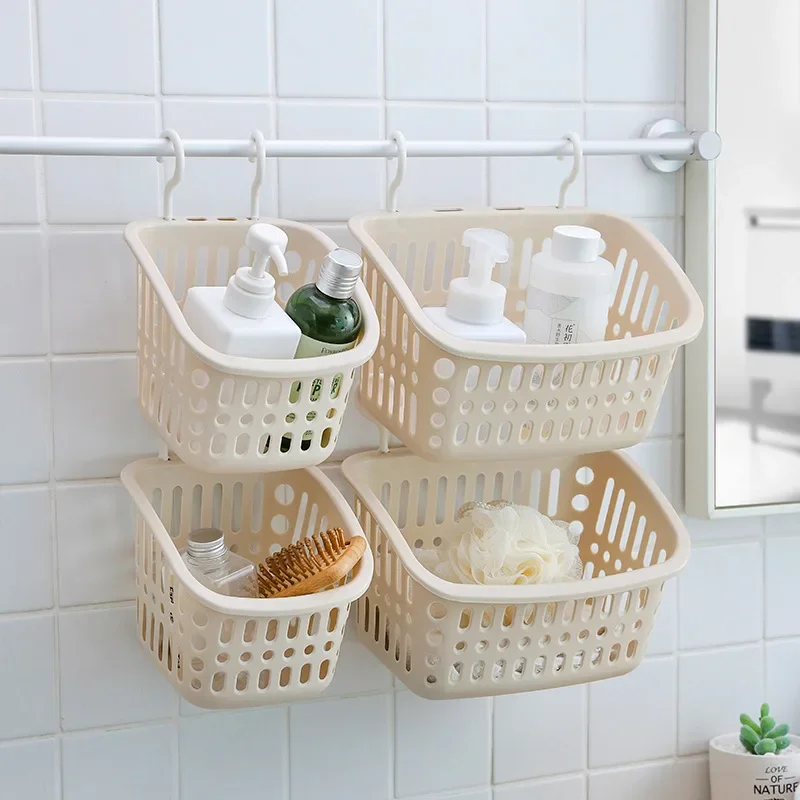 Hanging Storage Basket Bathroom Hanging Basket Toilet Plastic Basket Wall Hanging Storage Baskets Plastic Storage Holders