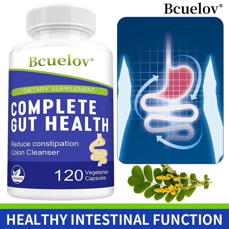 Gut Health Capsules - Ginger Dandelion Licorice, Clears Heat and Detoxifies, Regulates Immunity,Cleanse Detox Intestine