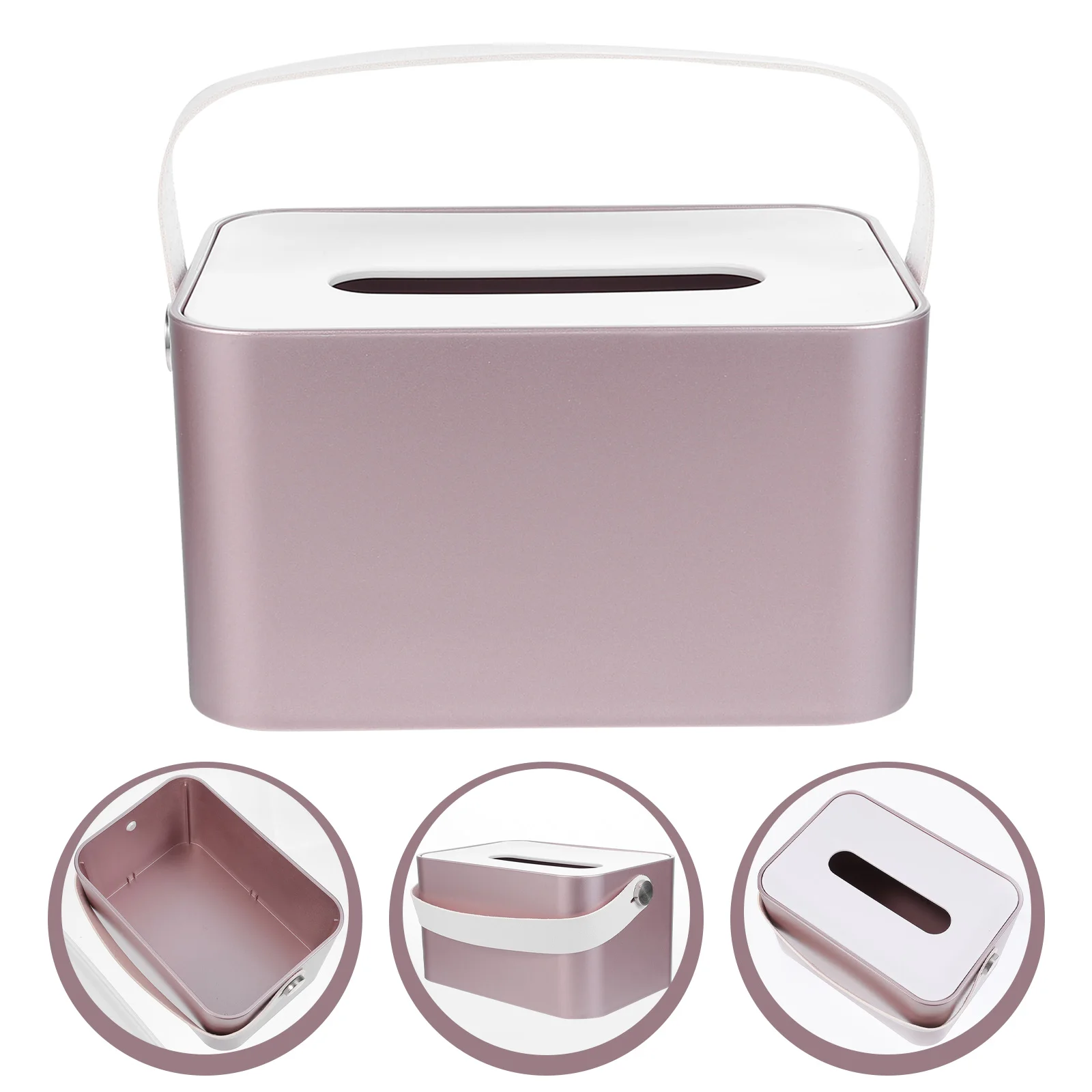 

Multifunctional Tissue Box Holder Material Practical Dispenser Home Hotel Restaurant Space Saving Storage Container