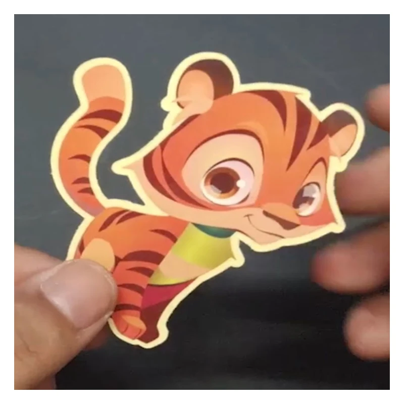 

Transparent Sticker Label For Full Color Custom Printing