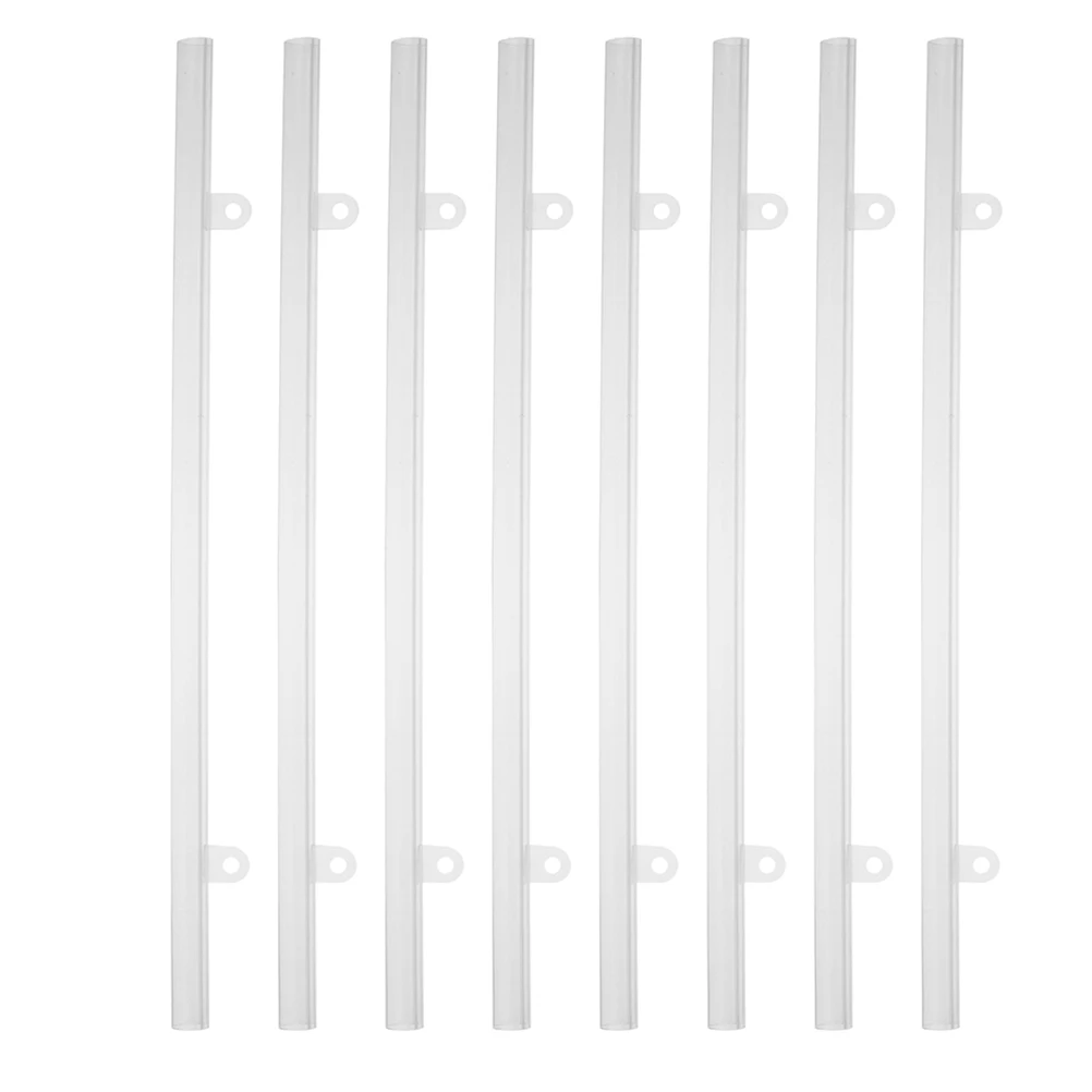 

8pcs PVC Poster Holder Suspension Rod Waterproof Ideal for Malls Supermarkets Educational Display Picture Frame Mount
