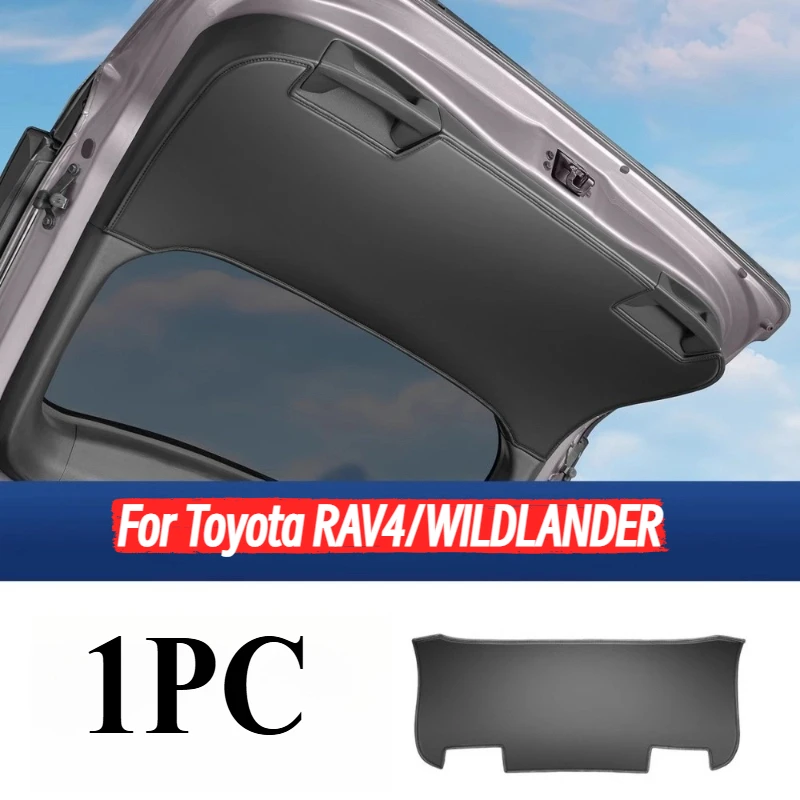 

For Toyota RAV4/WILDLANDER Leather-Finish Tailgate Protector Set - Cargo Area Guards + Anti-Slip Mat Interior Accessories
