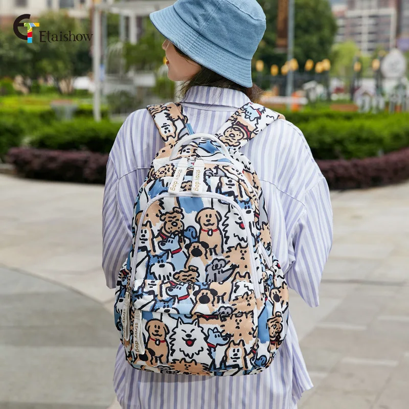 

Harajuku Ulzzang Большой Capaci объедините простой дизайн ex High School College Students Bookbag Мужчины Женщины Freman Senior