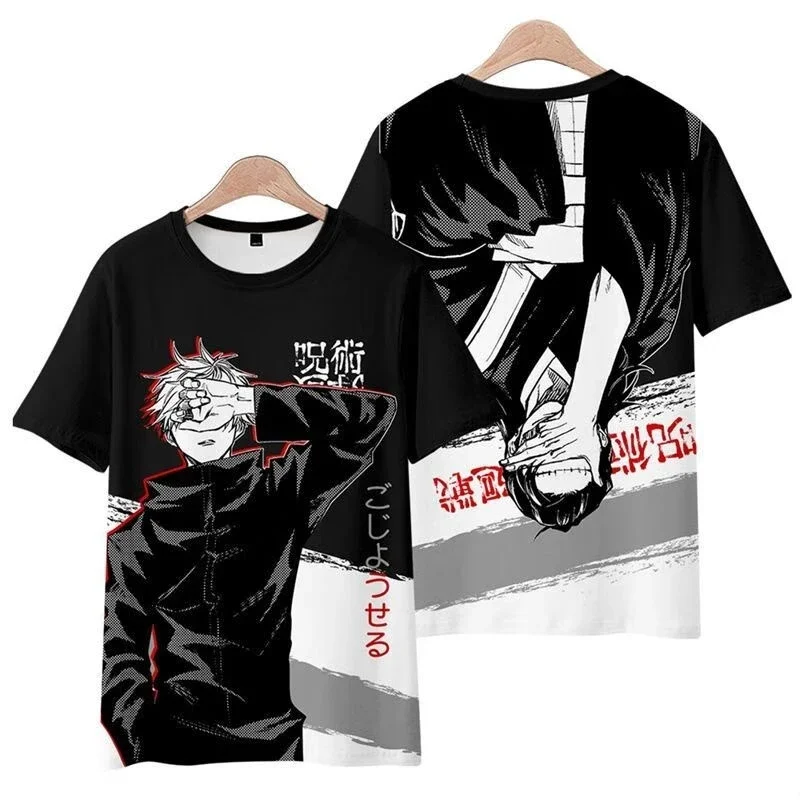

Jujutsu Kaisen Fresh T-shirts, Summer Quick-drying Short-sleeved T-shirts, Anime 3D Printed T-shirts for Men's Fashion