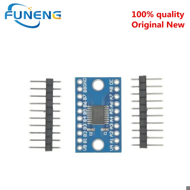 10cs/lot TXS0108E 8 Channel Logic Level Converter Bi-Directional High Speed Full Duplex Shifter 3.3V 5V for Arduino Raspberry Pi