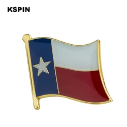 U.S.A Texas State Badges flag badge  flag lapal pin on backpack pins for clothes 1PC XY0195