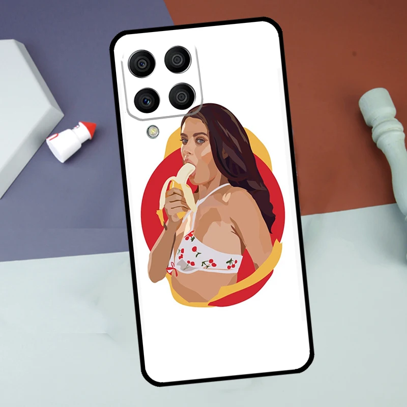 لانا رودز مثير الوشم لسامسونج غالاكسي M16 M06 M12 M13 M14 M15 M35 M55 M34 M54 M33 M53 M21 M31 M11 M32 M52 حالة #5